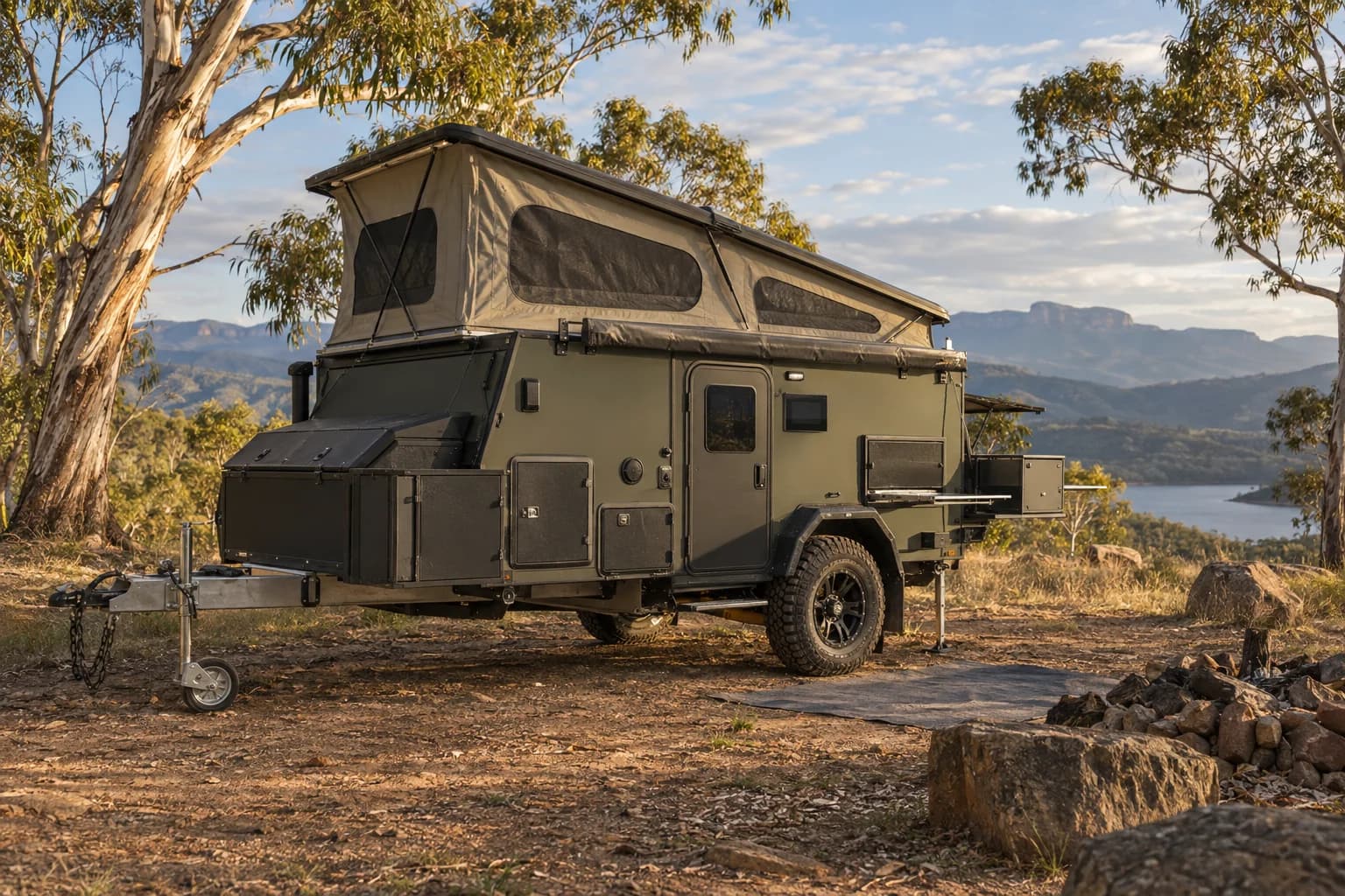 Illustrative hybrid camper used to introduce the storage checklist