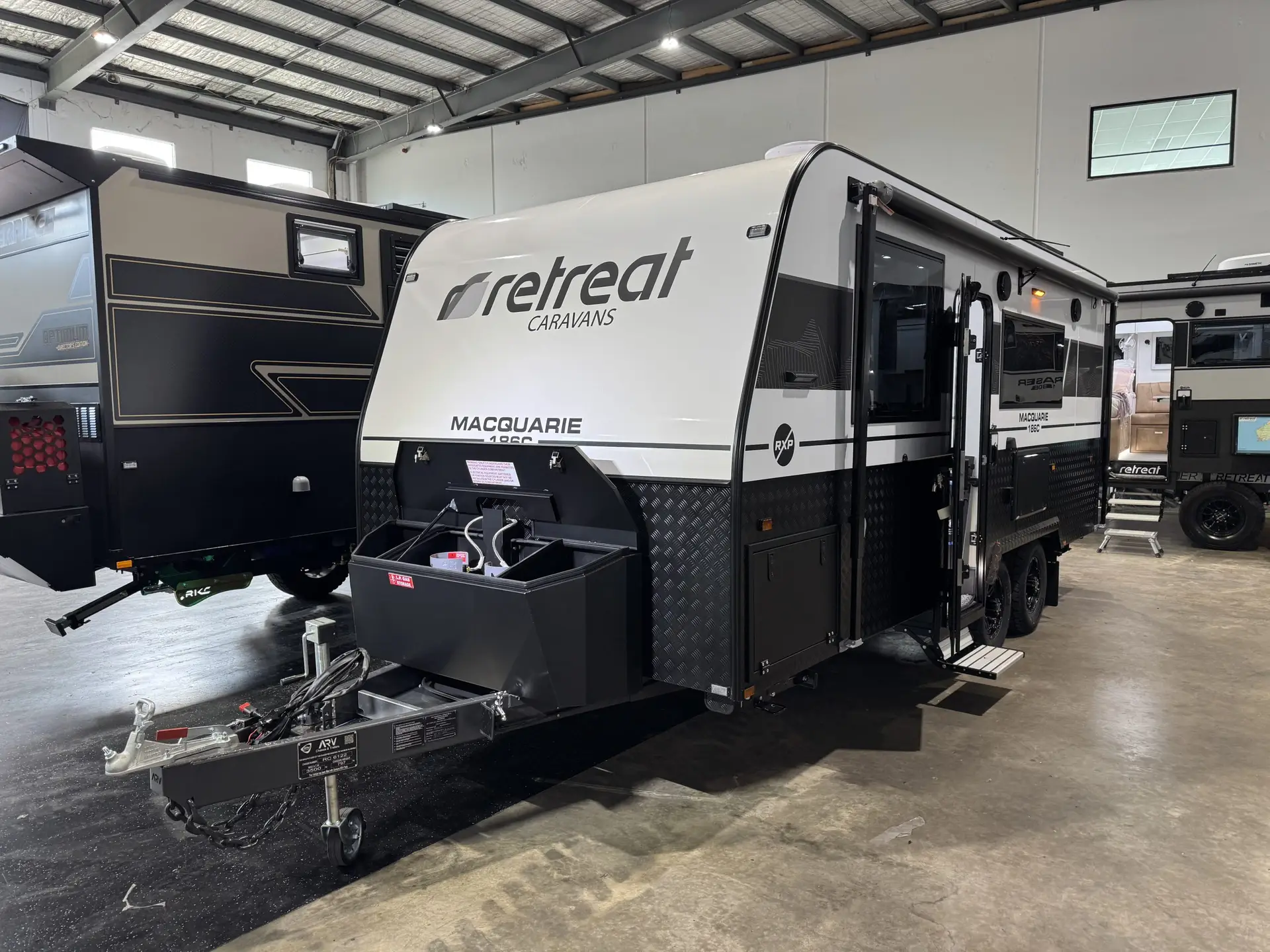 Retreat Macquarie 186C photographed at the manufacturer facility